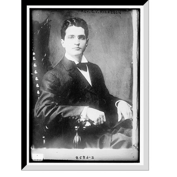 Historic Framed Print, Rev. C.N. Richeson, 17-7/8" x 21-7/8"