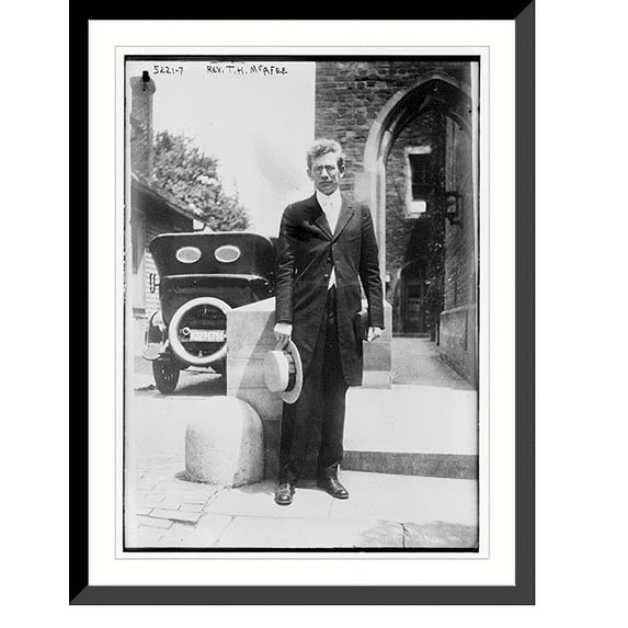 Historic Framed Print, Rev. T.H. McAfee, 17-7/8" x 21-7/8"