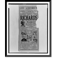 thumbnail image 1 of Historic Framed Print, Richards the worlds greatest magician and his big company the biggest stage show of the entire season., 17-7/8" x 21-7/8", 1 of 9