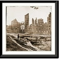 thumbnail image 1 of Historic Framed Print, Richmond Virginia. Ruined buildings in the burnt district - 4, 17-7/8" x 21-7/8", 1 of 9