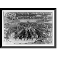 thumbnail image 1 of Historic Framed Print, Ringling Bros World's Greatest Shows - Last days of the Century or the light of liberty, 17-7/8" x 21-7/8", 1 of 9