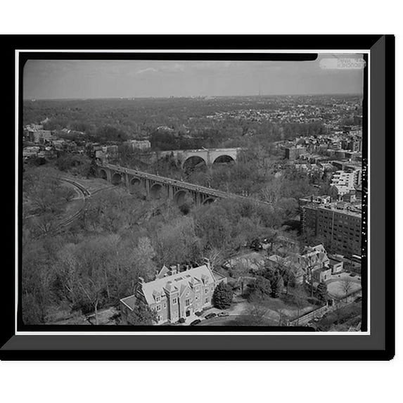 Historic Framed Print, Rock Creek & Potomac Parkway, Washington, District of Columbia, DC - 24, 17-7/8" x 21-7/8"