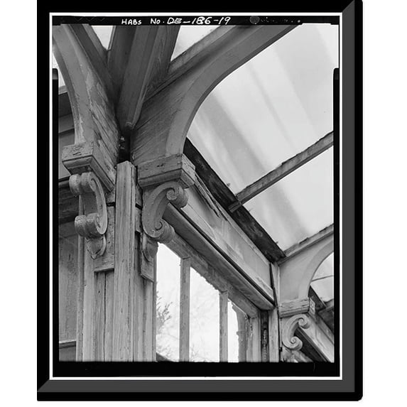 Historic Framed Print, Rockwood, 610 Shipley Road, Wilmington vicinity, New Castle County, DE - 19, 17-7/8" x 21-7/8"
