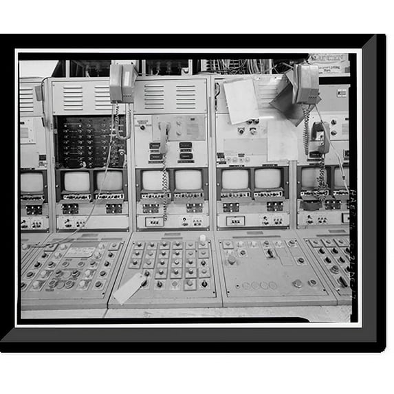 Historic Framed Print, Rocky Mountain Arsenal, Cluster Bomb Assembly-Filling-Storage Building, 3500 feet South of Ninth Avenue; 2870 feet East of, Commerce City, Adams County, CO -, 17-7/8" x 21-7/8"
