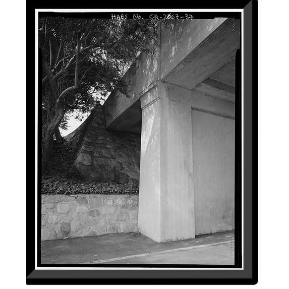 Historic Framed Print, Rose Bowl Stadium, 1001 Rose Bowl Drive, Pasadena, Los Angeles County, CA - 37, 17-7/8" x 21-7/8"