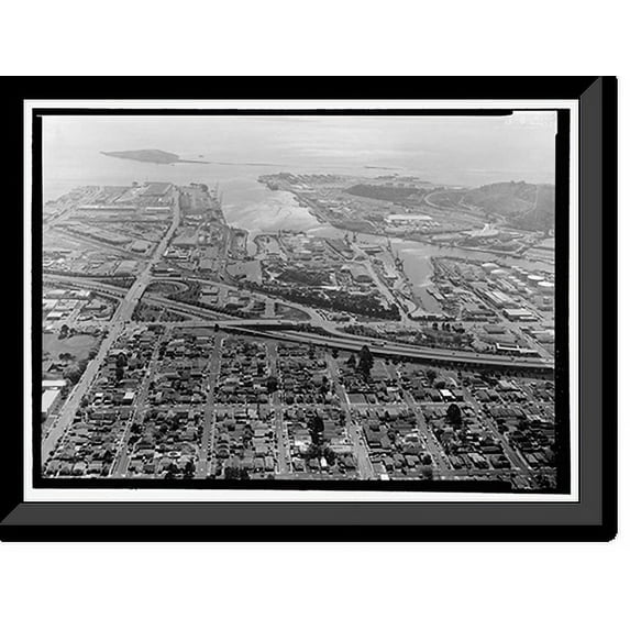 Historic Framed Print, Rosie the Riveter National Historical Park, 1401 Marina Way South, Richmond, Contra Costa County, CA - 3, 17-7/8" x 21-7/8"