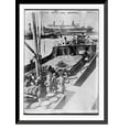 thumbnail image 1 of Historic Framed Print, Russian relief ship . Hamburg, 17-7/8" x 21-7/8", 1 of 9