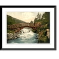 thumbnail image 1 of Historic Framed Print, Rustic Bridge in Glenariff. Co. Antrim Ireland, 17-7/8" x 21-7/8", 1 of 9