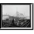 thumbnail image 1 of Historic Framed Print, S.S. Morro Castle, Cramps Shipyards, Philadelphia - 2, 17-7/8" x 21-7/8", 1 of 9