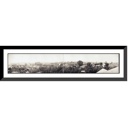 Historic Framed Print, SD 1912 De Smet PHOTO, 36-3/8" x 8-3/8"