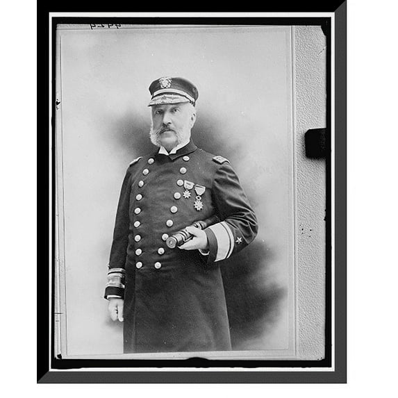 Historic Framed Print, SELFRIDGE, T.O. ADMIRAL, 17-7/8" x 21-7/8"