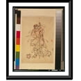 thumbnail image 1 of Historic Framed Print, Sake o nomu samurai, 17-7/8" x 21-7/8", 1 of 9