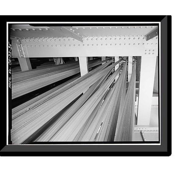 Historic Framed Print, San Francisco Oakland Bay Bridge, Spanning San Francisco Bay, San Francisco, San Francisco County, CA - 35, 17-7/8" x 21-7/8"