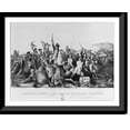 thumbnail image 1 of Historic Framed Print, Sarsfield's surprise and capture of Williams's siege train at Killenamona, near Limerick, Aug., 1690, 17-7/8" x 21-7/8", 1 of 9