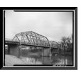 thumbnail image 1 of Historic Framed Print, Second Avenue Bridge, Spanning Oostanaula on State Route 101 (Second Ave, Rome, Floyd County, GA - 2, 17-7/8" x 21-7/8", 1 of 9
