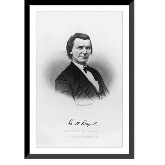 Historic Framed Print, Sempronius Hamilton Boyd, 1828-1894, 17-7/8" x 21-7/8"