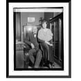 thumbnail image 1 of Historic Framed Print, Senator Bursum & Daughter, 3/13/23, 17-7/8" x 21-7/8", 1 of 9