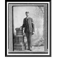 thumbnail image 1 of Historic Framed Print, [Sgt. John Denny, full-length portrait, standing, facing front], 17-7/8" x 21-7/8", 1 of 9