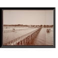 thumbnail image 1 of Historic Framed Print, Shore Line at Bay St. Louis, Miss. - 11, 17-7/8" x 21-7/8", 1 of 9