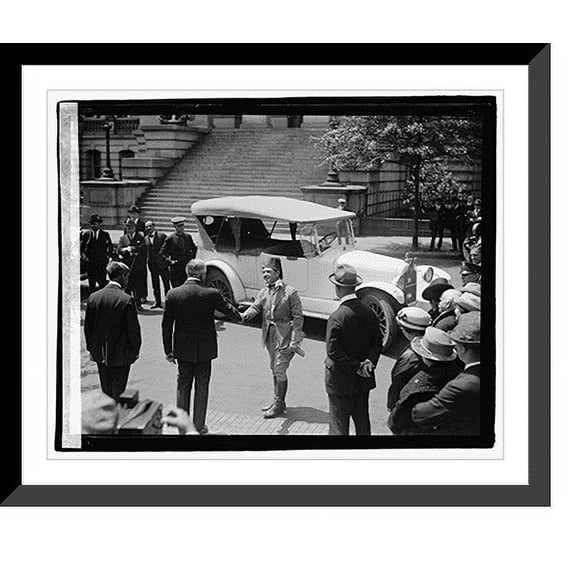 Historic Framed Print, Shrine caravan, 5/1/22, 17-7/8" x 21-7/8"