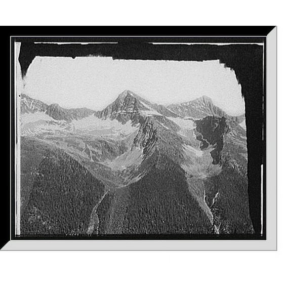 Historic Framed Print, Sir Donald from Mt. Abbott, Selkirk Mts., B.C. - 2, 17-7/8" x 21-7/8"
