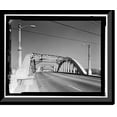 thumbnail image 1 of Historic Framed Print, Sixth Street Bridge, Spanning 101 Freeway at Sixth Street, Los Angeles, Los Angeles County, CA - 19, 17-7/8" x 21-7/8", 1 of 9