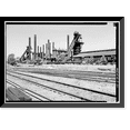 thumbnail image 1 of Historic Framed Print, Sloss-Sheffield Steel & Iron, First Avenue North Viaduct at Thirty-second Street, Birmingham, Jefferson County, AL - 20, 17-7/8" x 21-7/8", 1 of 9