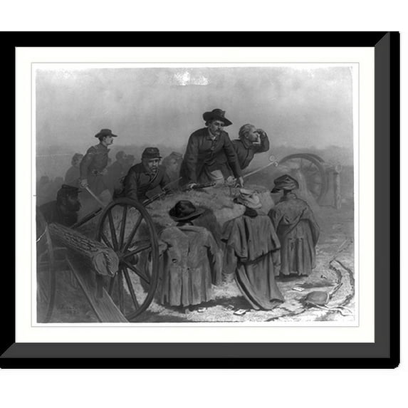 Historic Framed Print, Sold.Julian Scott, 1872., 17-7/8" x 21-7/8"