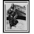 thumbnail image 1 of Historic Framed Print, [Soviet pilot Boris Safonov, in flight suit, next to his I-16 airplane painted with the words For Stalin"].Evgenii Khaldei.", 17-7/8" x 21-7/8", 1 of 9