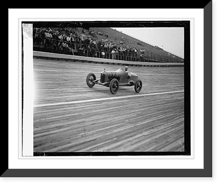 Historic Framed Print, Speedway inaugural ro[...] (de Paolo car), [7/10 ...