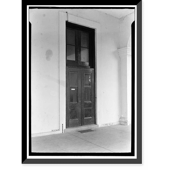 Historic Framed Print, Spring Hill College, Main Building, Old Shell Road, Spring Hill, Mobile County, AL - 25, 17-7/8" x 21-7/8"
