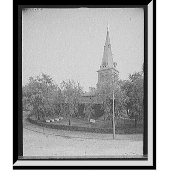 Historic Framed Print, St. Anne's Church, Annapolis, Md., 17-7/8" x 21-7/8"