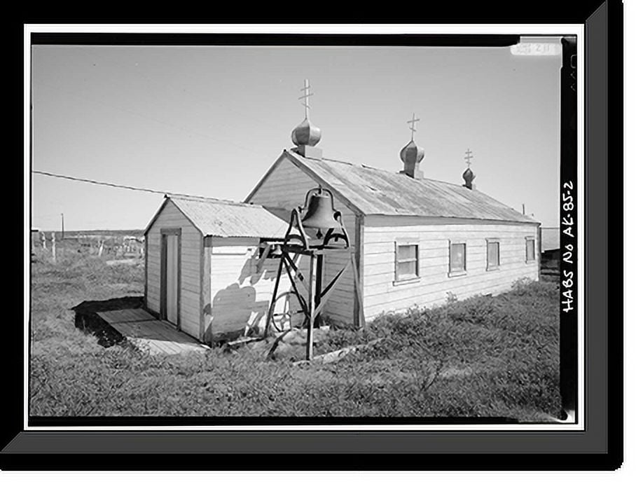 Historic Framed Print, St. John the Baptist Russian Orthodox Church
