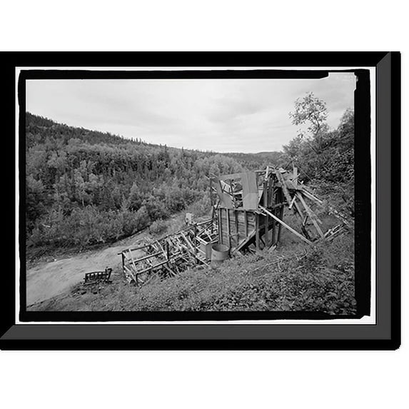 Historic Framed Print, Stampede Gold Mine, Kantishna, Denali Borough, AK - 32, 17-7/8" x 21-7/8"