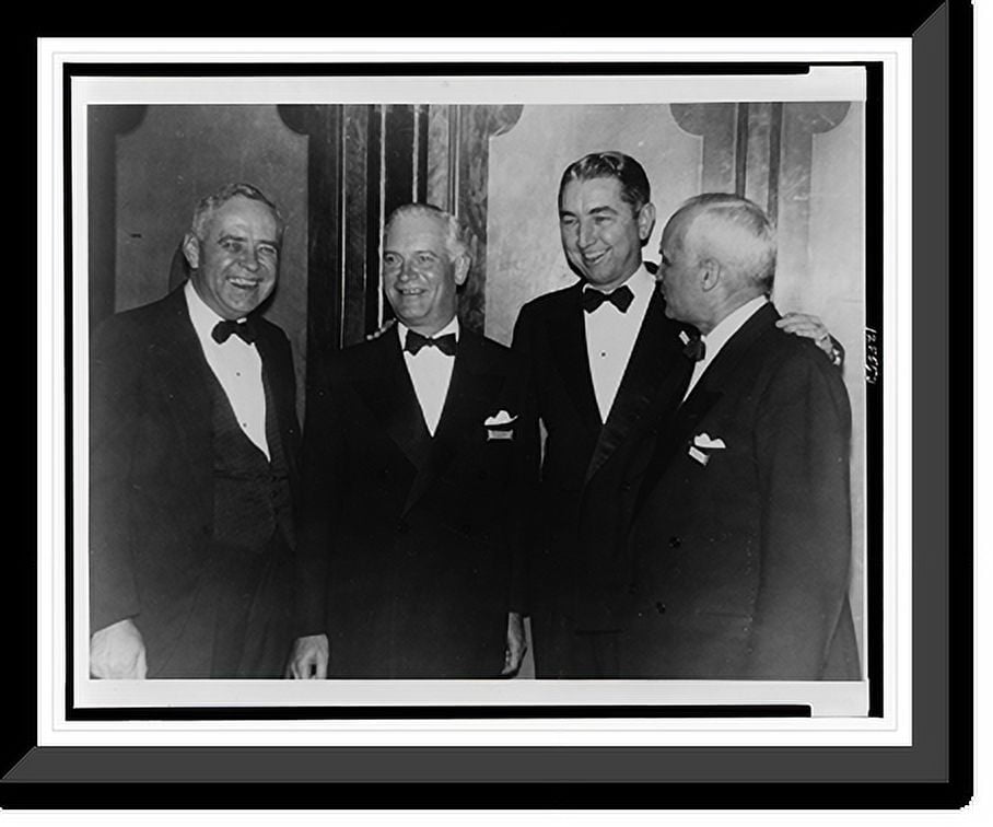 Historic Framed Print, [Standing, half-length, left to right: Justice ...