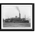 thumbnail image 1 of Historic Framed Print, [Steamboat TELL CITY at levee], 17-7/8" x 21-7/8", 1 of 9