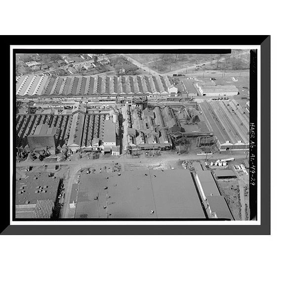 Historic Framed Print, Stockham Pipe & Fittings Company, 4000 Tenth Avenue North, Birmingham, Jefferson County, AL - 3, 17-7/8" x 21-7/8"