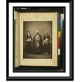 thumbnail image 1 of Historic Framed Print, [Studio portrait of models wearing traditional clothing from the province of Aidin (Aydin), Ottoman Empire] - 2, 17-7/8" x 21-7/8", 1 of 9