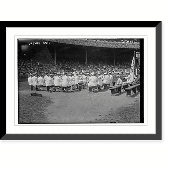 Historic Framed Print, Subway band, 17-7/8" x 21-7/8"