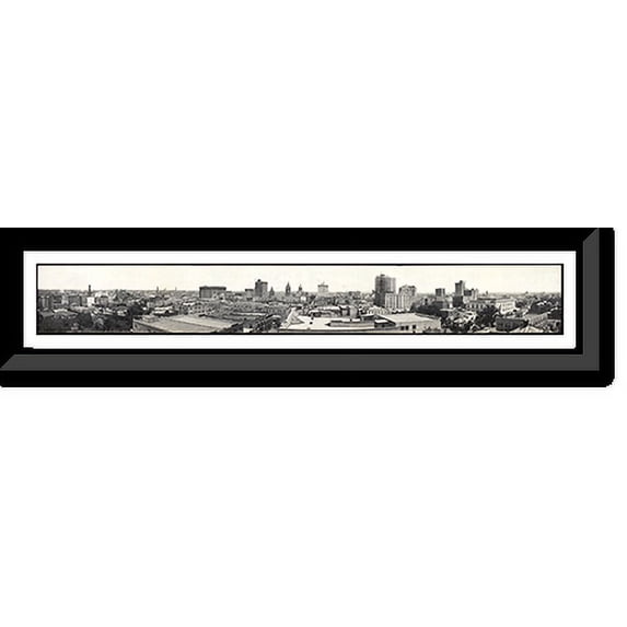 Historic Framed Print, TX 1912 Houston, Tex PHOTO, 36-3/8" x 8-3/8"