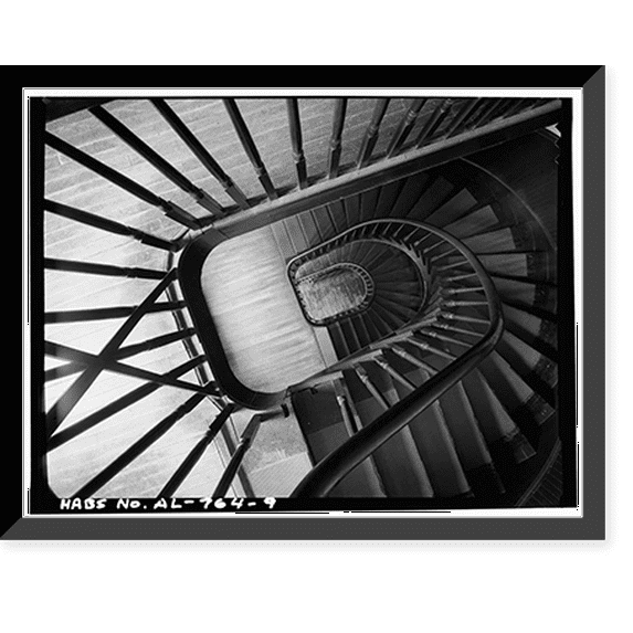 Historic Framed Print, Talladega College, Swayne Hall, Talladega, Talladega County, AL - 9, 17-7/8" x 21-7/8"