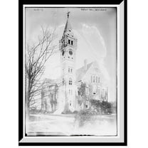 Historic Framed Print, Taylor Hall, Bryn Mawr, 17-7/8" x 21-7/8"