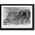 thumbnail image 1 of Historic Framed Print, Texians drawing the black beans at Solado (1842), 17-7/8" x 21-7/8", 1 of 9