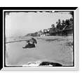 thumbnail image 1 of Historic Framed Print, The Beach at Macatawa Park, Mich., 17-7/8" x 21-7/8", 1 of 9