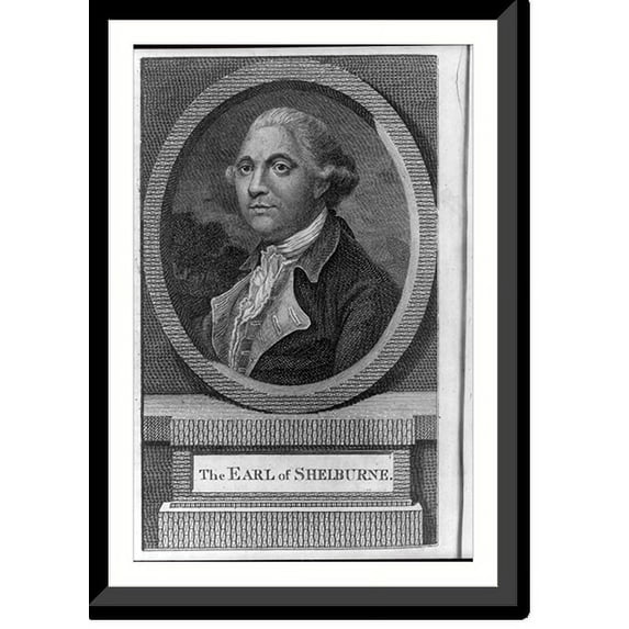 Historic Framed Print, The Earl of Shelburne, 17-7/8" x 21-7/8"