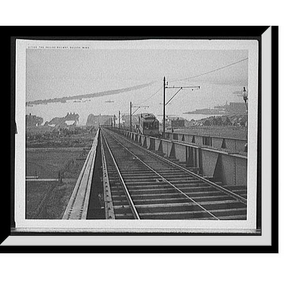 Historic Framed Print, The Incline Railway, Duluth, Minn., 17-7/8" x 21-7/8"