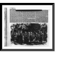 thumbnail image 1 of Historic Framed Print, The Jews' Walk, City of Odessa, Russia [Jews promenading along wooded lane], 17-7/8" x 21-7/8", 1 of 9