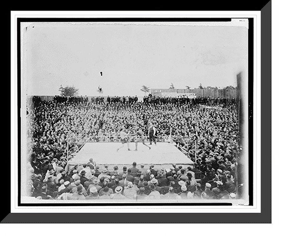 Historic Framed Print, The Ketchell [i.e., Ketchel] -Johnson. A scene ...