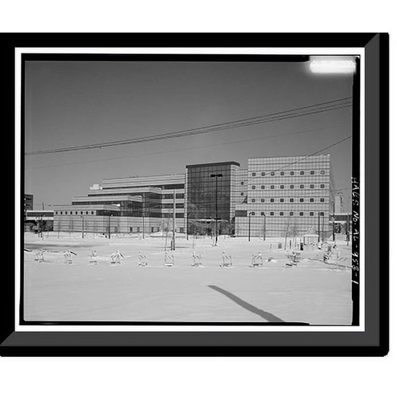 Historic Framed Print, The Kirklin Clinic, 2000 Sixth Avenue South, Birmingham, Jefferson County, AL, 17-7/8" x 21-7/8"