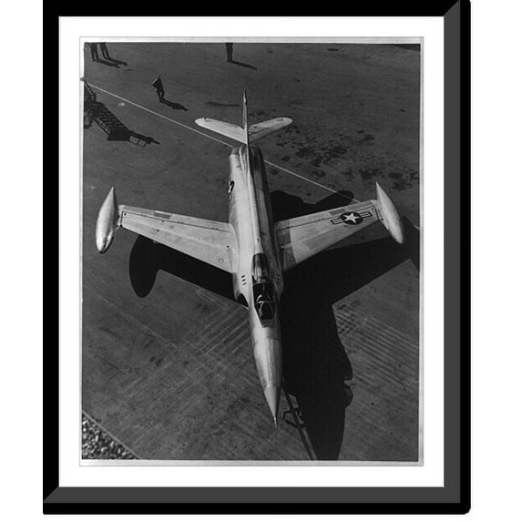 Historic Framed Print, The Lockheed XF-90, a U.S.A.F. heavy penetration fighter, 17-7/8" x 21-7/8"